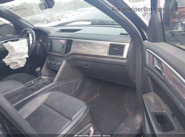 1V23C2CA6LC209989 2020 VOLKSWAGEN ATLAS Black Widok wnętrza z przodu