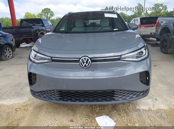 1V25MPE81SC006505 2025 VOLKSWAGEN ID.4 Gray Instrument cluster view