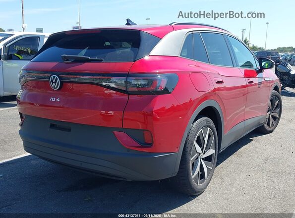 1V25MPE82PC020940 2023 VOLKSWAGEN ID.4 Red უკანა მარჯვენა