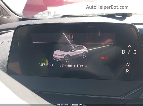 1V25MPE82PC020940 2023 VOLKSWAGEN ID.4 Red უკანა სავარძლების ხედი