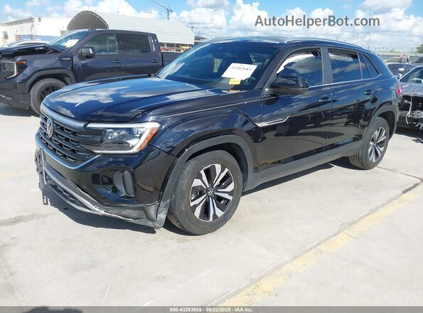 1V2DE2CA8RC230723 2024 VOLKSWAGEN ATLAS Черный Передняя левая четверть