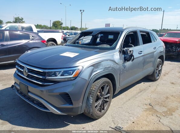 1V2EE2CA5LC228763 2020 VOLKSWAGEN ATLAS Gray Передня ліва чверть