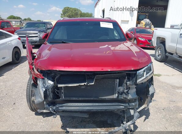1V2FE2CA9MC204598 2021 VOLKSWAGEN ATLAS Red ხელსაწყოთა პანელის ხედი