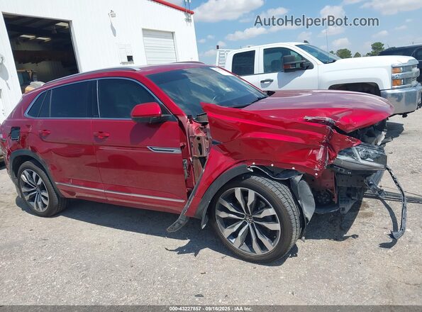 1V2FE2CA9MC204598 2021 VOLKSWAGEN ATLAS Red უკანა სალონის ხედი