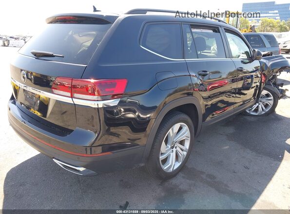 1V2JR2CA5MC570797 2021 VOLKSWAGEN ATLAS Черный Задняя правая четверть