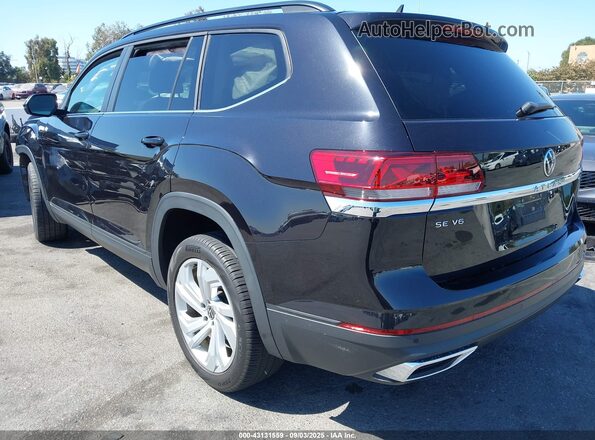 1V2JR2CA5MC570797 2021 VOLKSWAGEN ATLAS Черный Задняя левая четверть