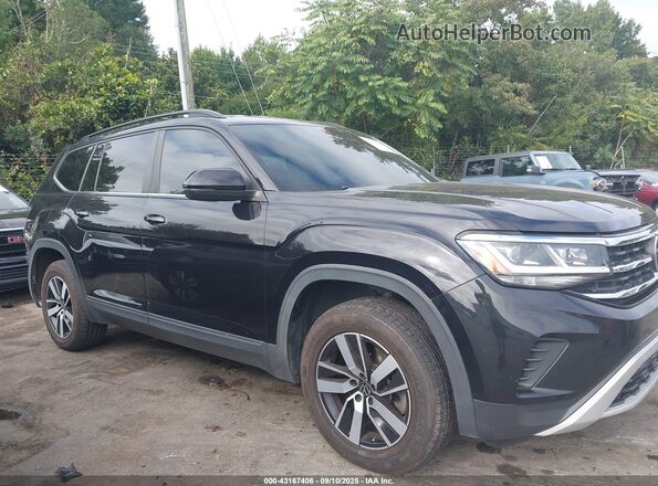 1V2LP2CA6MC509313 2021 VOLKSWAGEN ATLAS Black უკანა სალონის ხედი