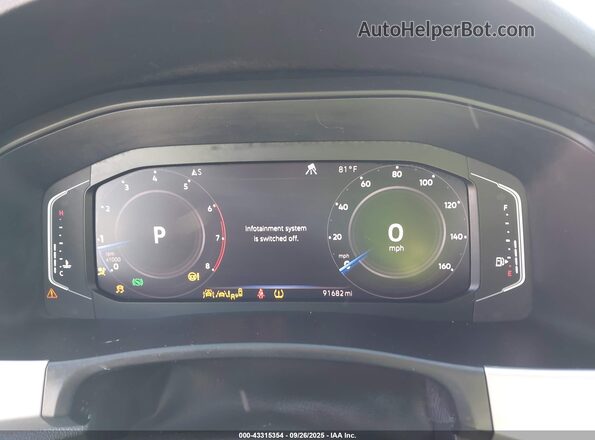 1V2MC2CAXLC205612 2020 VOLKSWAGEN ATLAS White Вид задніх сидінь