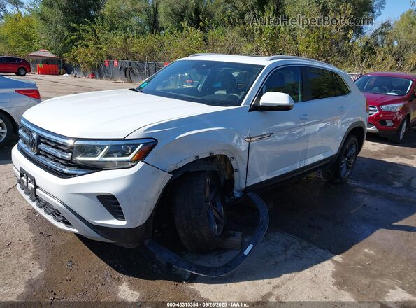 1V2MC2CAXLC205612 2020 VOLKSWAGEN ATLAS White Передня ліва чверть