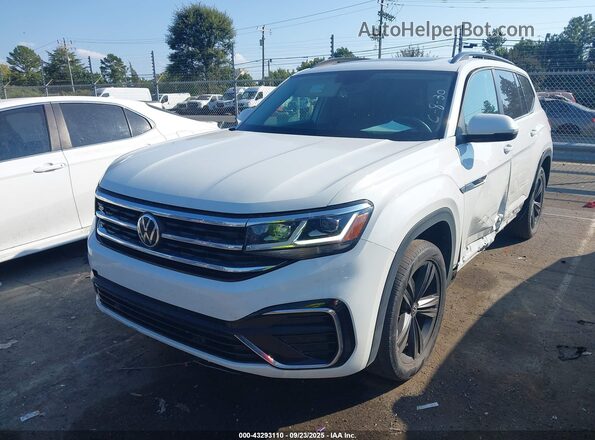 1V2PR2CA9MC588424 2021 VOLKSWAGEN ATLAS Белый Передняя левая четверть