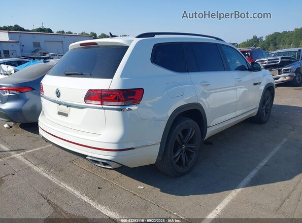 1V2PR2CA9MC588424 2021 VOLKSWAGEN ATLAS Белый Задняя правая четверть