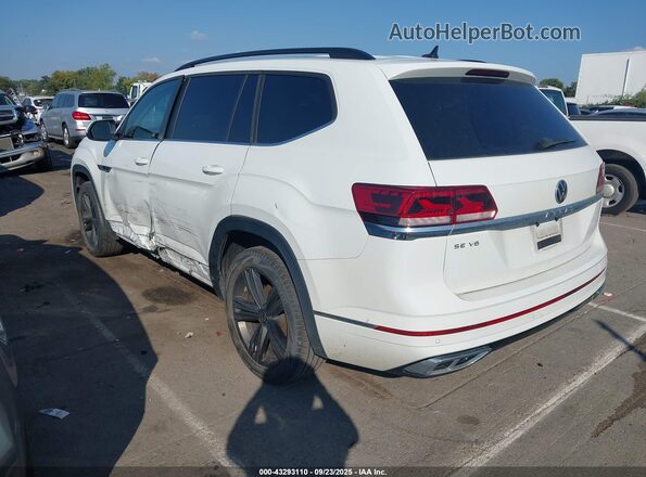 1V2PR2CA9MC588424 2021 VOLKSWAGEN ATLAS Белый Задняя левая четверть