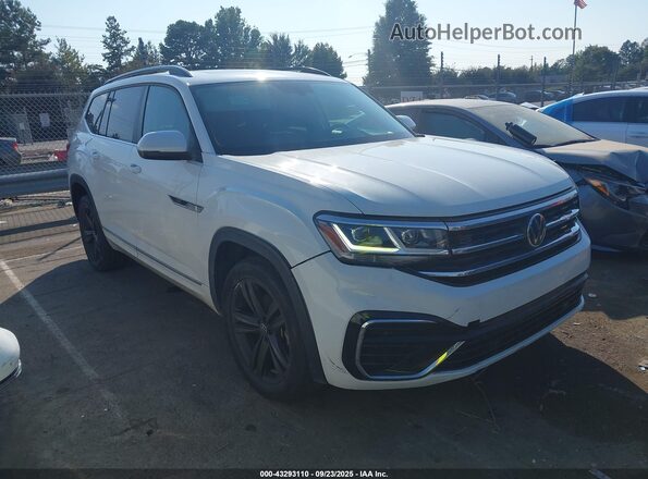 1V2PR2CA9MC588424 2021 VOLKSWAGEN ATLAS Белый Вид задней части салона
