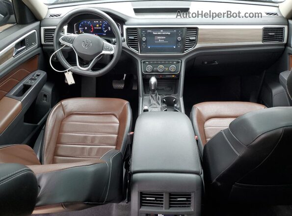1V2TP2CAXMC587299 2021 VOLKSWAGEN ATLAS Black 