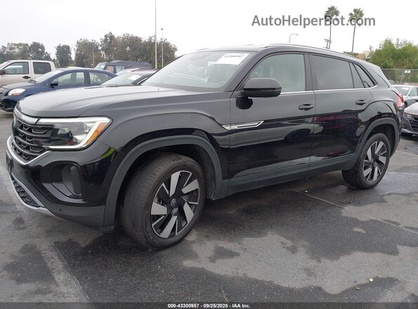 1V2WE2CA2RC226112 2024 VOLKSWAGEN ATLAS Black Przód lewy