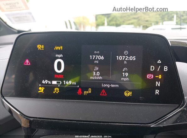 1V2WNPE89PC043522 2023 VOLKSWAGEN ID.4 Silver უკანა სავარძლების ხედი