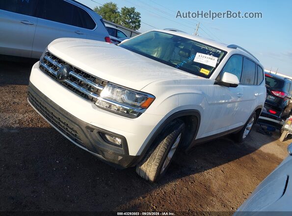 1V2WR2CA6KC515200 2019 VOLKSWAGEN ATLAS White Vista tres cuartos delantera izquierda