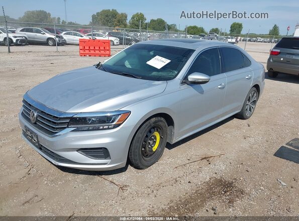 1VWSA7A30MC011301 2021 VOLKSWAGEN PASSAT Silver Передня ліва чверть