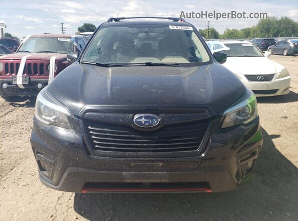 JF2SKALC2LH417982 2020 SUBARU FORESTER Black Вид ззаду
