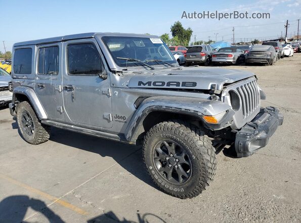 1C4HJXEG2KW513460 2019 JEEP WRANGLER Silver Front view