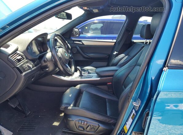 5UXXW7C58J0W64561 2018 BMW X4 Blue წინა პანელის ხედი