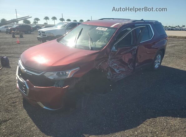 1GNERGKW6JJ281018 2018 CHEVROLET TRAVERSE Red 