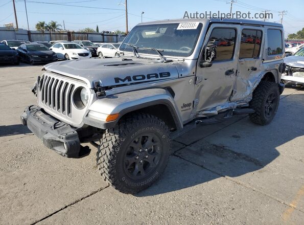 1C4HJXEG2KW513460 2019 JEEP WRANGLER Silver Rear left