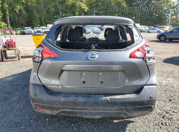 3N1CP5BV3LL567893 2020 NISSAN KICKS Gray წინა სალონის ხედი