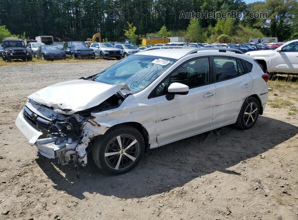 4S3GTAV61M3712322 2021 SUBARU IMPREZA White 