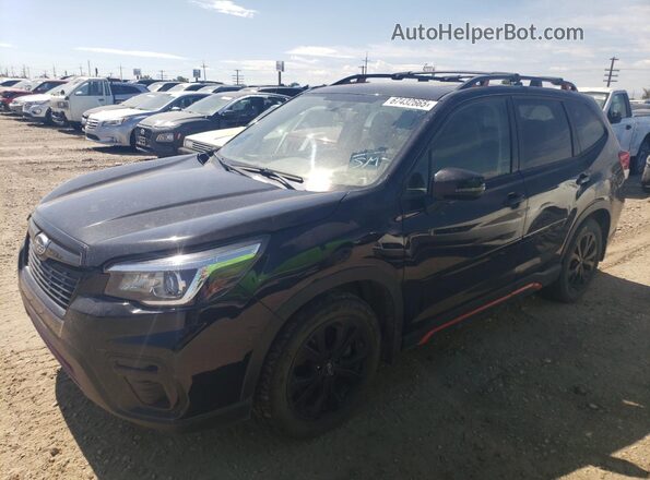 JF2SKALC2LH417982 2020 SUBARU FORESTER Black Задня ліва чверть