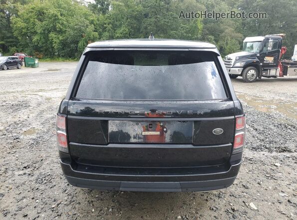 SALGR2RV9JA510740 2018 LAND ROVER RANGE ROVER Black Widok wnętrza z przodu