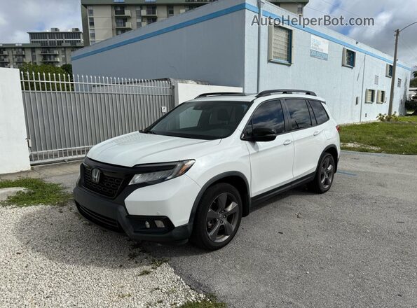 5FNYF7H9XMB009275 2021 HONDA PASSPORT White Tył prawy