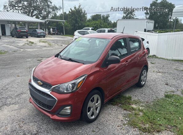 KL8CB6SA4MC717000 2021 CHEVROLET SPARK Orange Trasero derecho