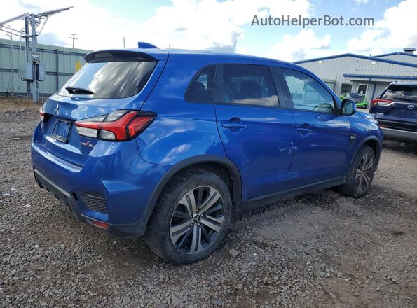 JA4AR3AU6LU014067 2020 MITSUBISHI OUTLANDER Blue Передня права чверть