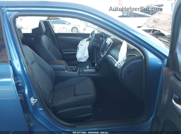 2C3CCAAG0LH147543 2020 CHRYSLER 300 Blue Widok wnętrza z przodu