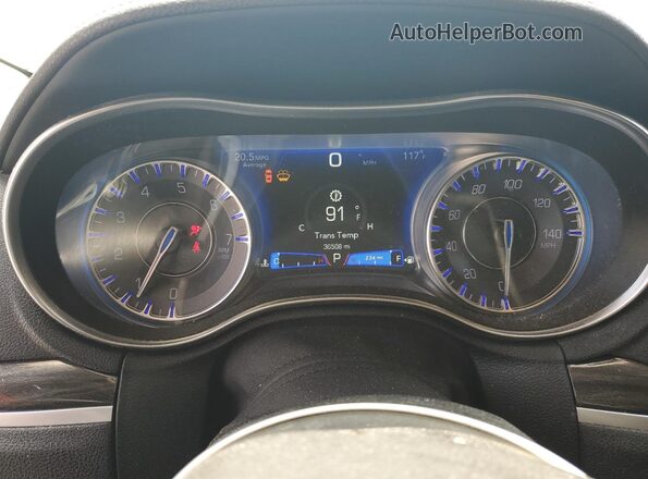2C3CCAAG3LH250083 2020 CHRYSLER 300 Black ხელსაწყოთა პანელის ხედი