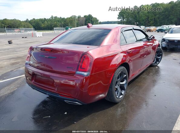 2C3CCABG4PH644535 2023 CHRYSLER 300 Бордовый Задняя правая четверть