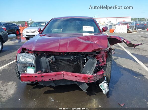 2C3CCABG4PH644535 2023 CHRYSLER 300 Бордовый Вид спереди