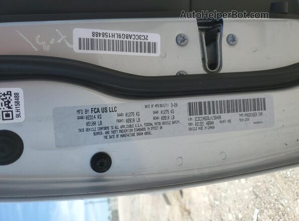 2C3CCABG9LH158488 2020 CHRYSLER 300 Silver Engine compartment view