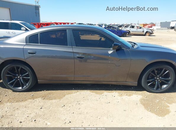 2C3CDXBG0JH335412 2018 DODGE CHARGER Pewter უკანა სალონის ხედი