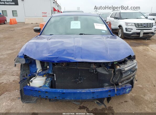 2C3CDXBG0KH745175 2019 DODGE CHARGER Dark Blue Вид задней части салона