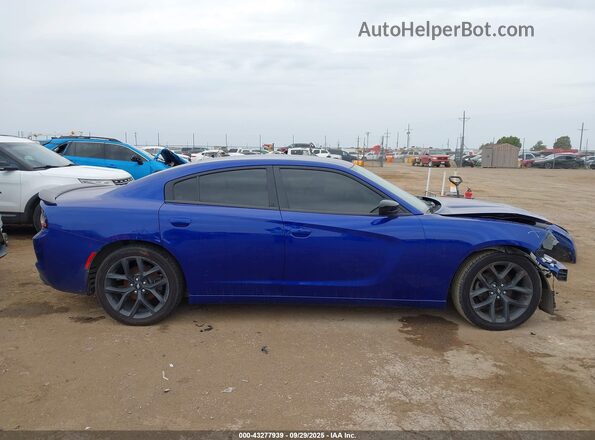 2C3CDXBG0KH745175 2019 DODGE CHARGER Dark Blue Панорамный вид салона 360°