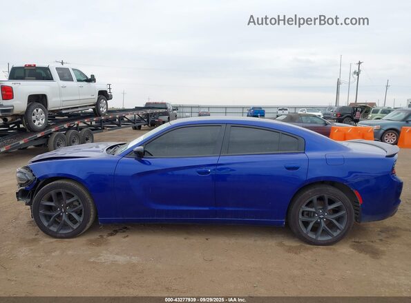 2C3CDXBG0KH745175 2019 DODGE CHARGER Dark Blue 