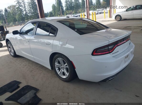 2C3CDXBG1LH116817 2020 DODGE CHARGER Белый Задняя левая четверть