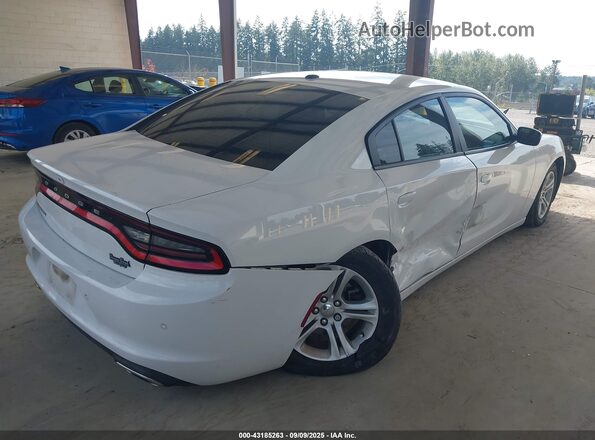 2C3CDXBG1LH116817 2020 DODGE CHARGER Белый Задняя правая четверть