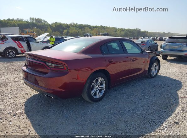2C3CDXBG1LH251358 2020 DODGE CHARGER Red Rear right