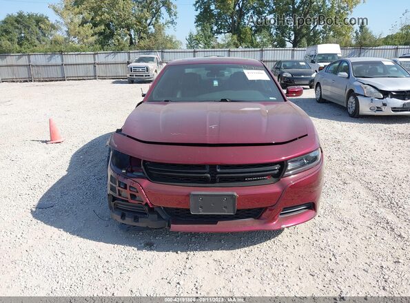 2C3CDXBG1LH251358 2020 DODGE CHARGER Red Rear interior view