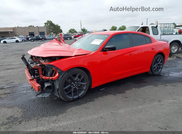 2C3CDXBG1MH602125 2021 DODGE CHARGER Orange Առջևի ձախ երեք քառորդ տեսարան