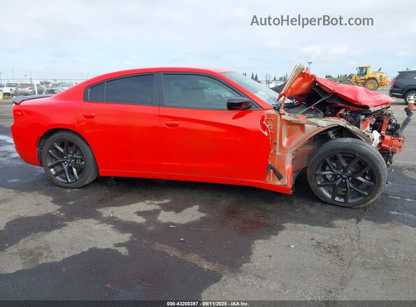 2C3CDXBG1MH602125 2021 DODGE CHARGER Orange Սալոնի հետևի տեսք