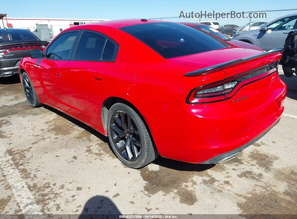 2C3CDXBG1NH208495 2022 DODGE CHARGER Красный Задняя левая четверть